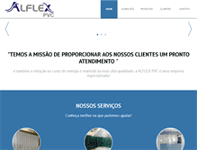 Tablet Screenshot of alflexpvc.com.br